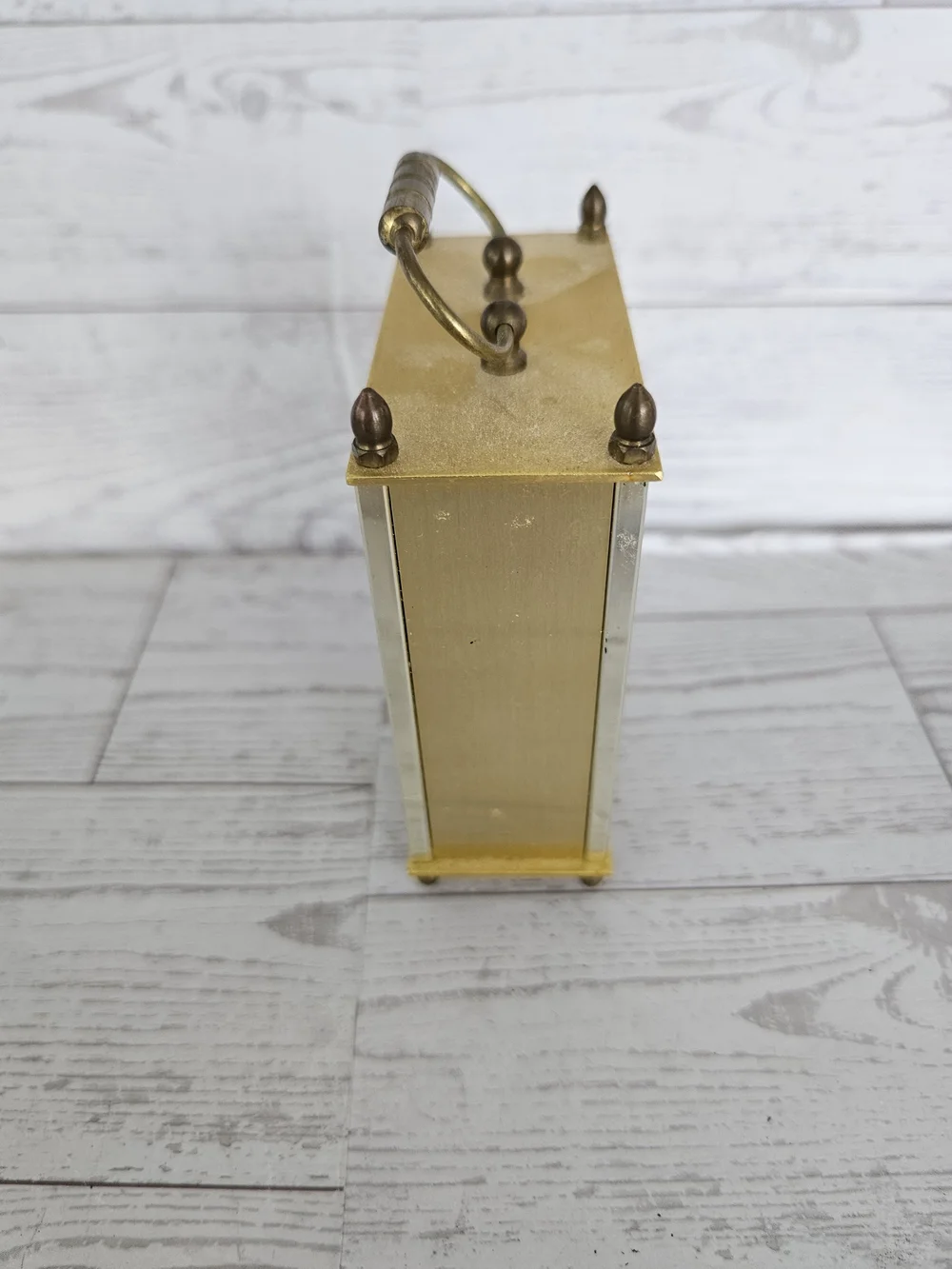 Gold Tabletop Carriage Clock – Vintage